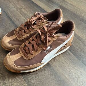 Puma Easy Rider Women’s Brown and White Sneakers